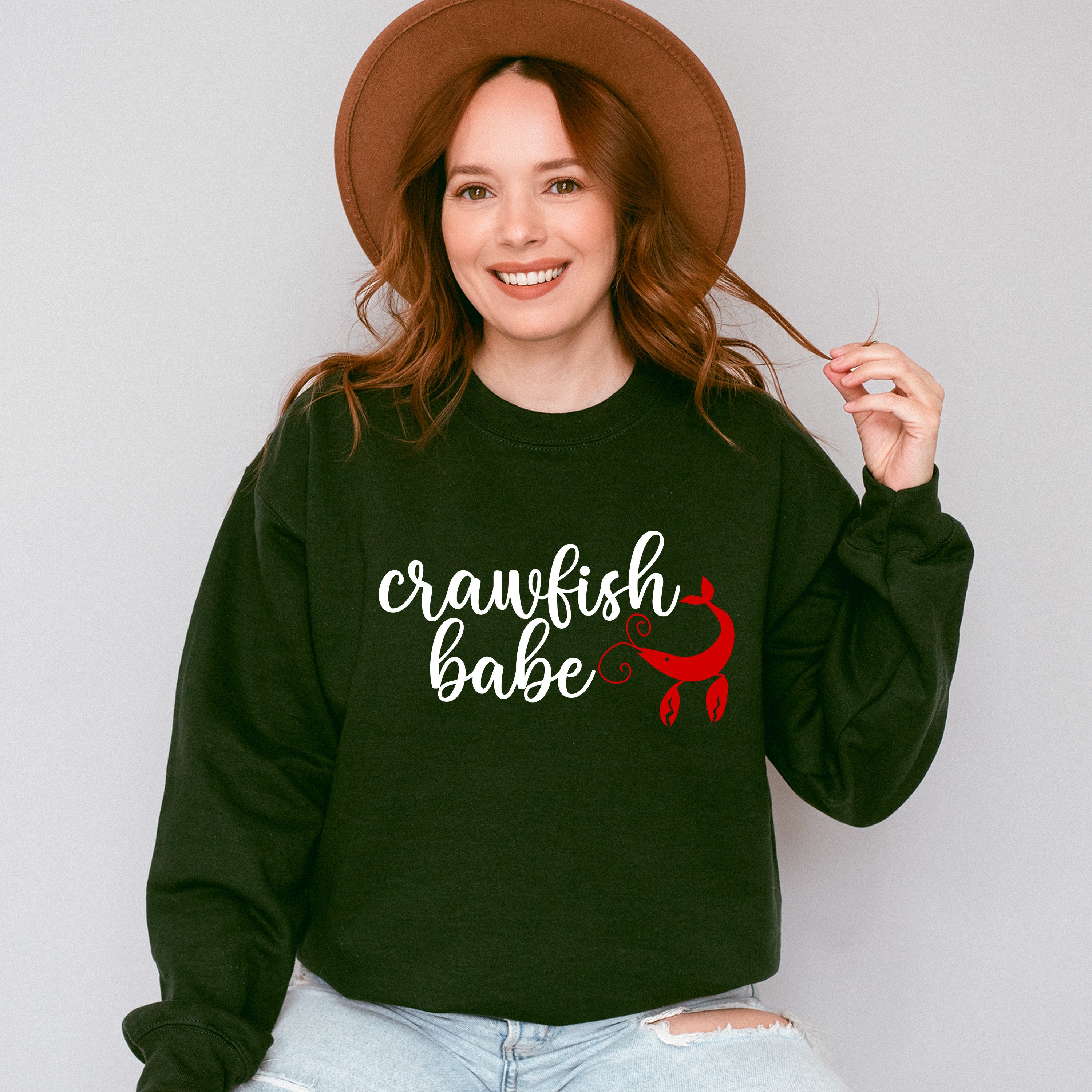 Crawfish Babe - Crawfish Unisex Crewneck T-Shirt Sweatshirt Hoodie