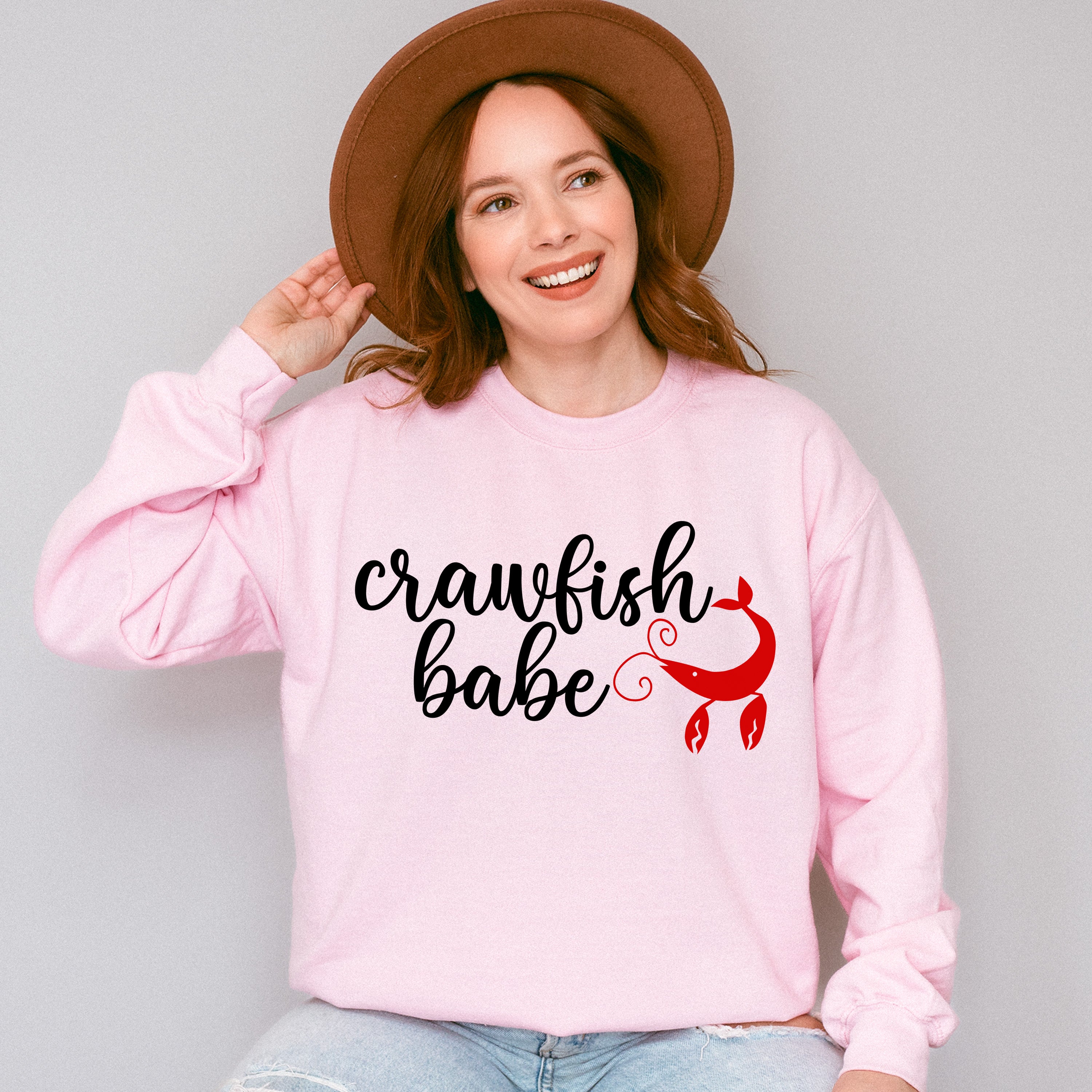 Crawfish Babe - Crawfish Unisex Crewneck T-Shirt Sweatshirt Hoodie