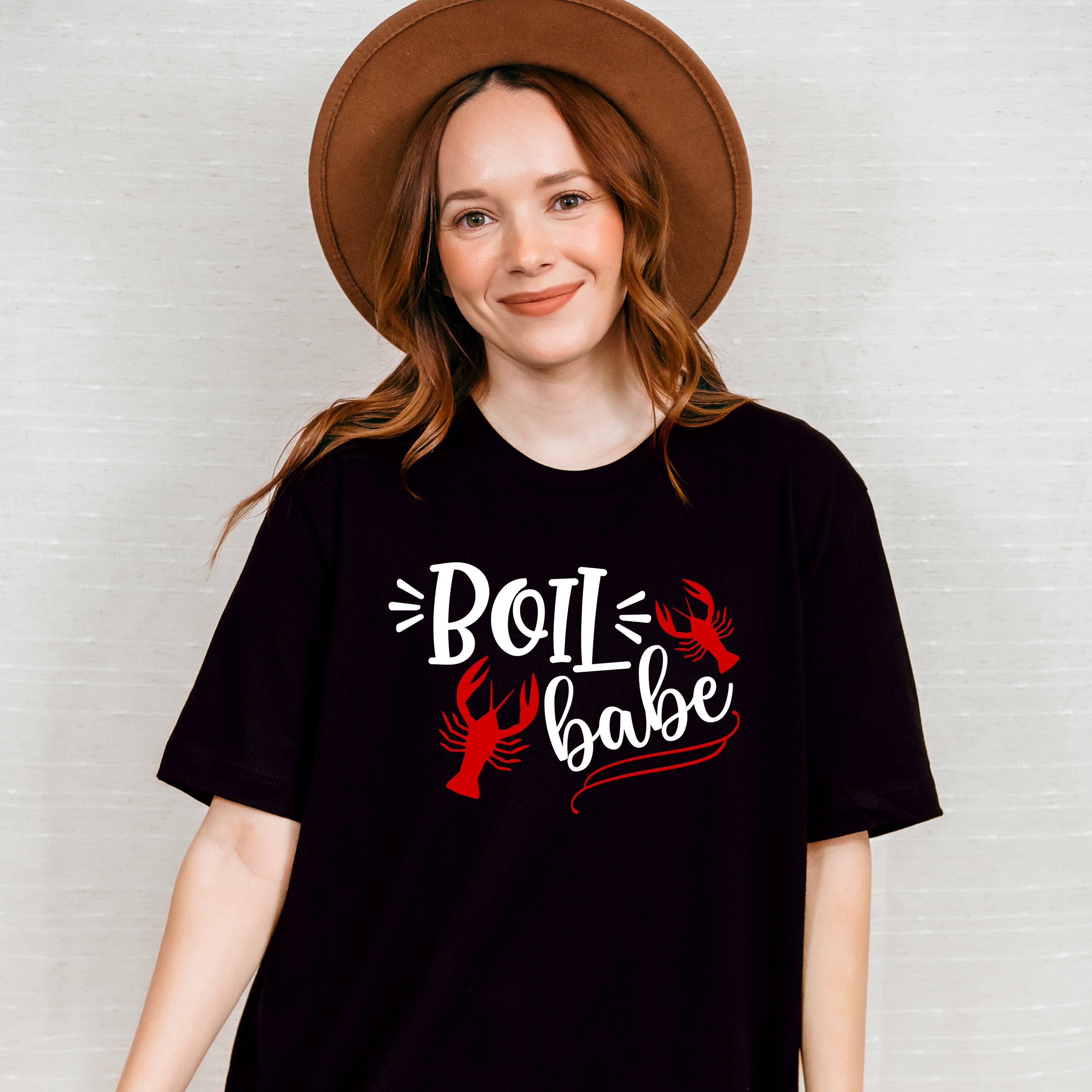 Boil Babe Crawfish Design - Crawfish Unisex Crewneck T-Shirt Sweatshirt Hoodie