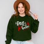 Boil Babe Crawfish Design - Crawfish Unisex Crewneck T-Shirt Sweatshirt Hoodie