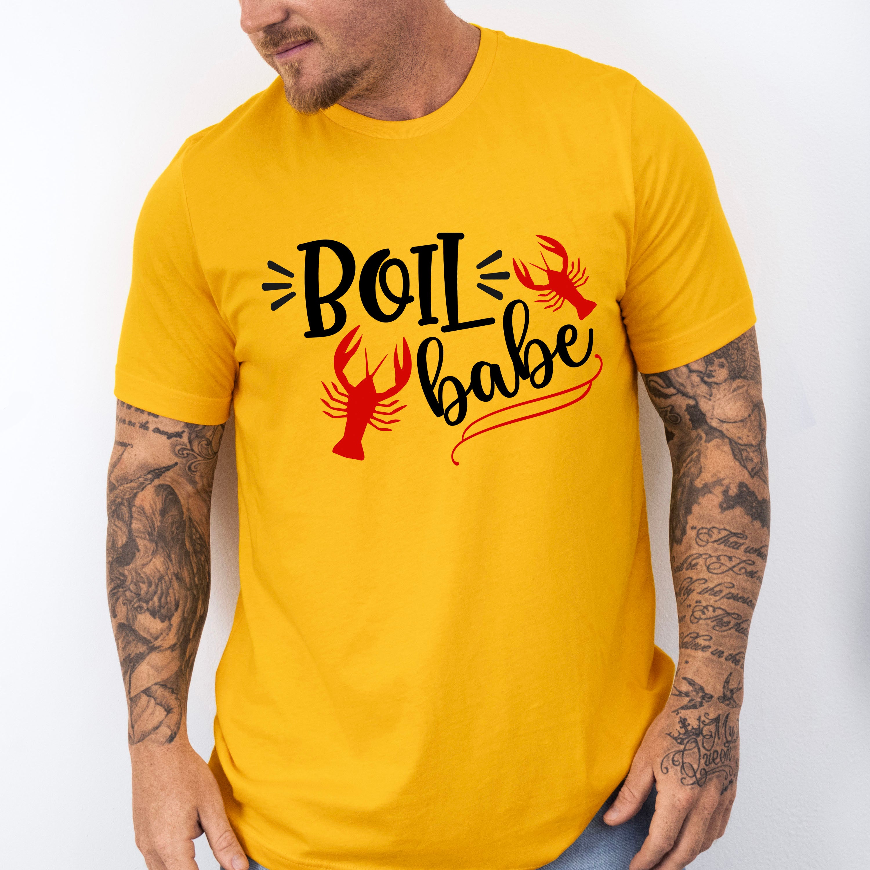 Boil Babe Crawfish Design - Crawfish Unisex Crewneck T-Shirt Sweatshirt Hoodie