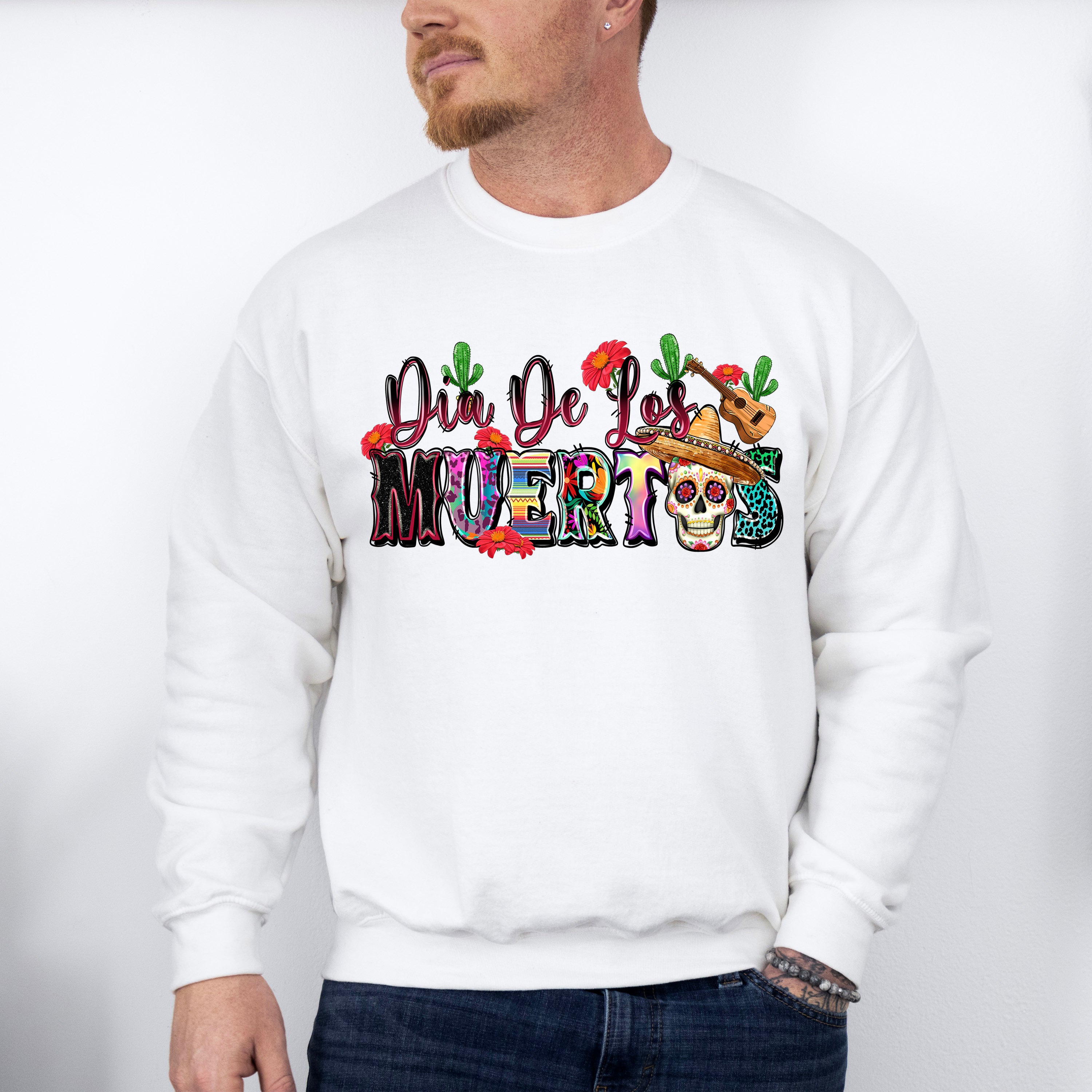 Dia De Los Muertos - Day Of The Dead Unisex Crewneck T-Shirt Sweatshirt Hoodie