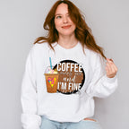 Coffee Owns Me And I'm Fine - Coffee Unisex Crewneck T-Shirt Sweatshirt Hoodie