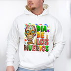 Dia De Los Muertos Skull Design - Day Of The Dead Unisex Crewneck T-Shirt Sweatshirt Hoodie