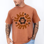 Peace Love Coffee Flower Design - Coffee Unisex Crewneck T-Shirt Sweatshirt Hoodie