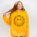 Coffee Vibes Smiley Design - Coffee Unisex Crewneck T-Shirt Sweatshirt Hoodie