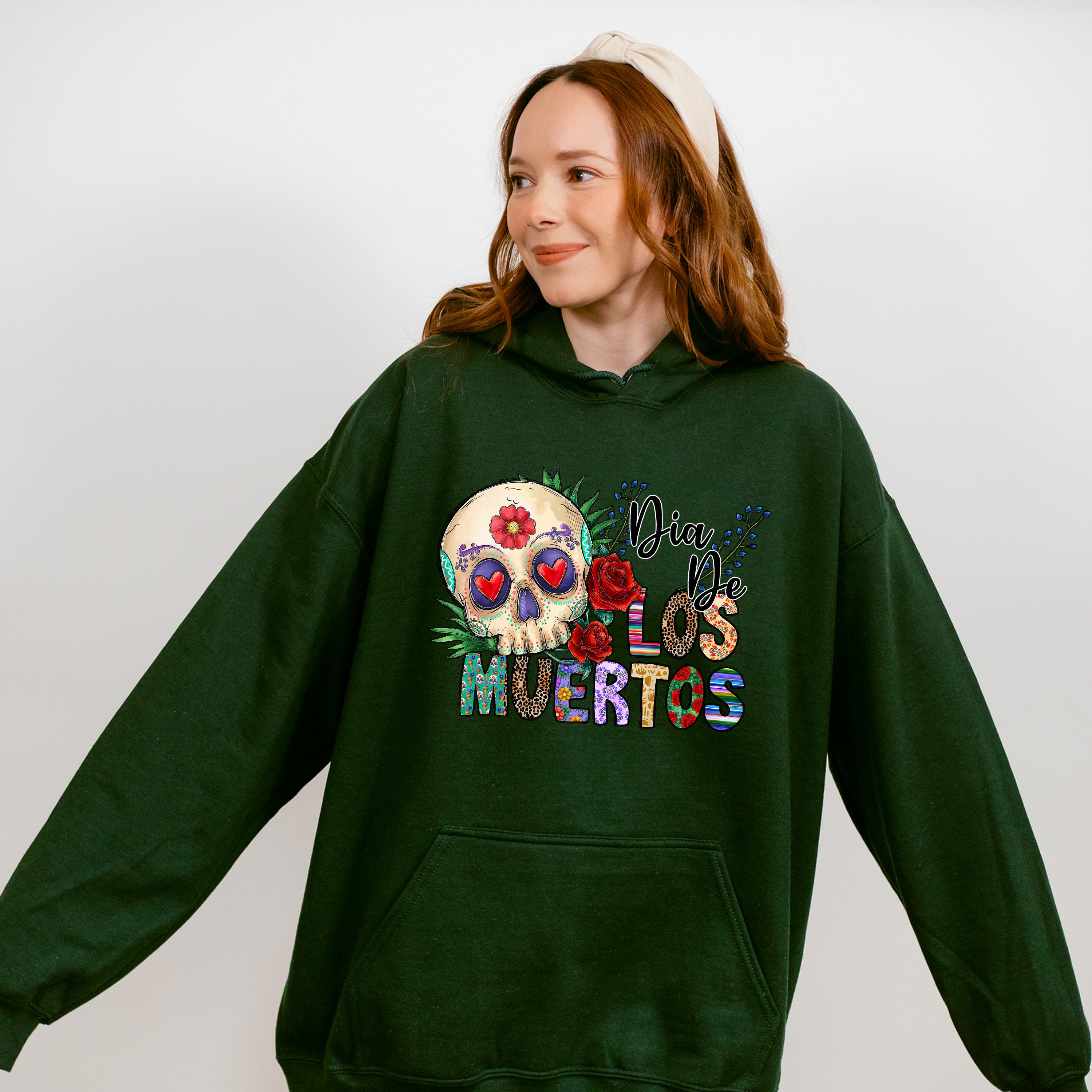 Dia De Los Muertos Heart Eye Skull - Day Of The Dead Unisex Crewneck T-Shirt Sweatshirt Hoodie