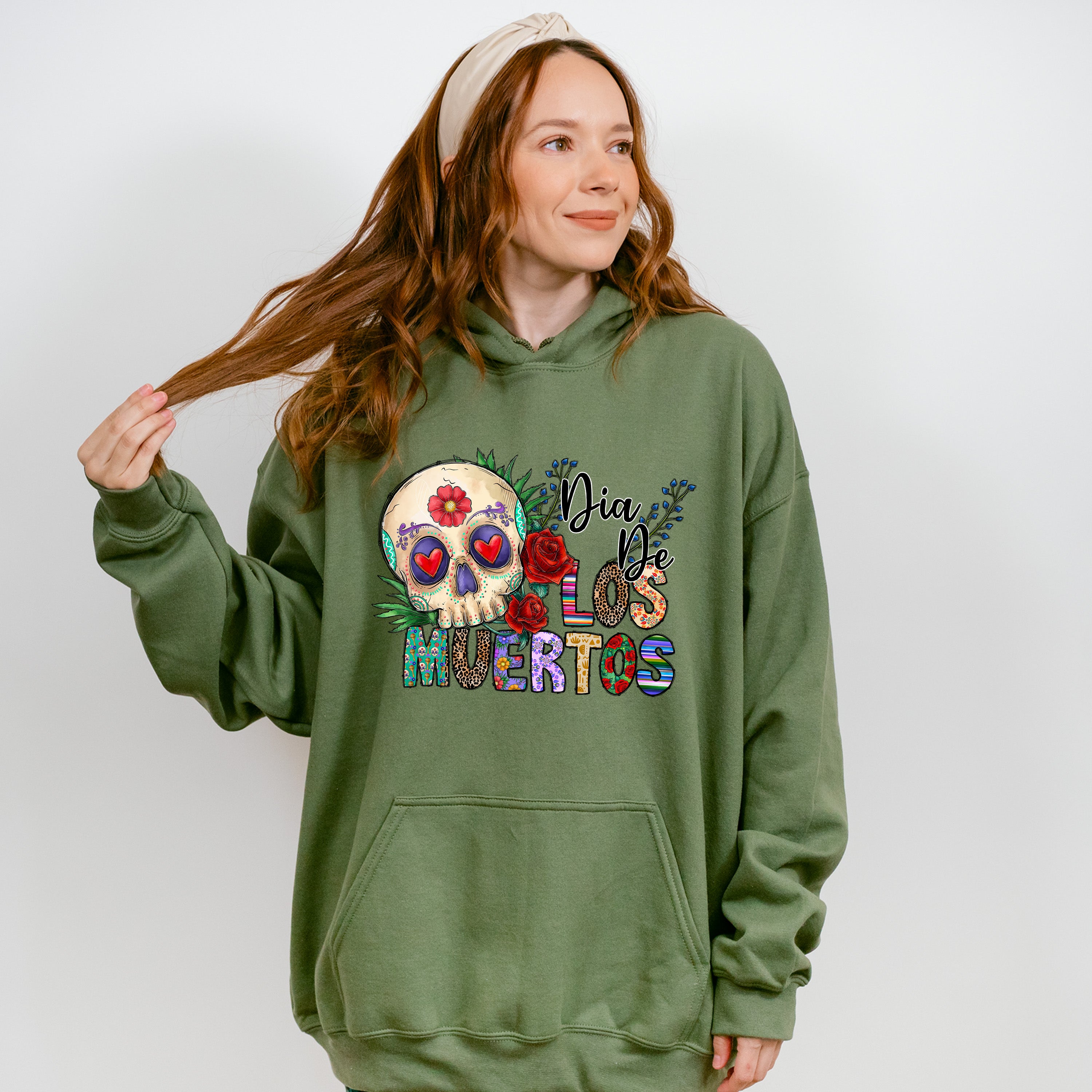 Dia De Los Muertos Heart Eye Skull - Day Of The Dead Unisex Crewneck T-Shirt Sweatshirt Hoodie