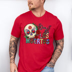 Dia De Los Muertos Heart Eye Skull - Day Of The Dead Unisex Crewneck T-Shirt Sweatshirt Hoodie