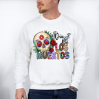 Dia De Los Muertos Heart Eye Skull - Day Of The Dead Unisex Crewneck T-Shirt Sweatshirt Hoodie