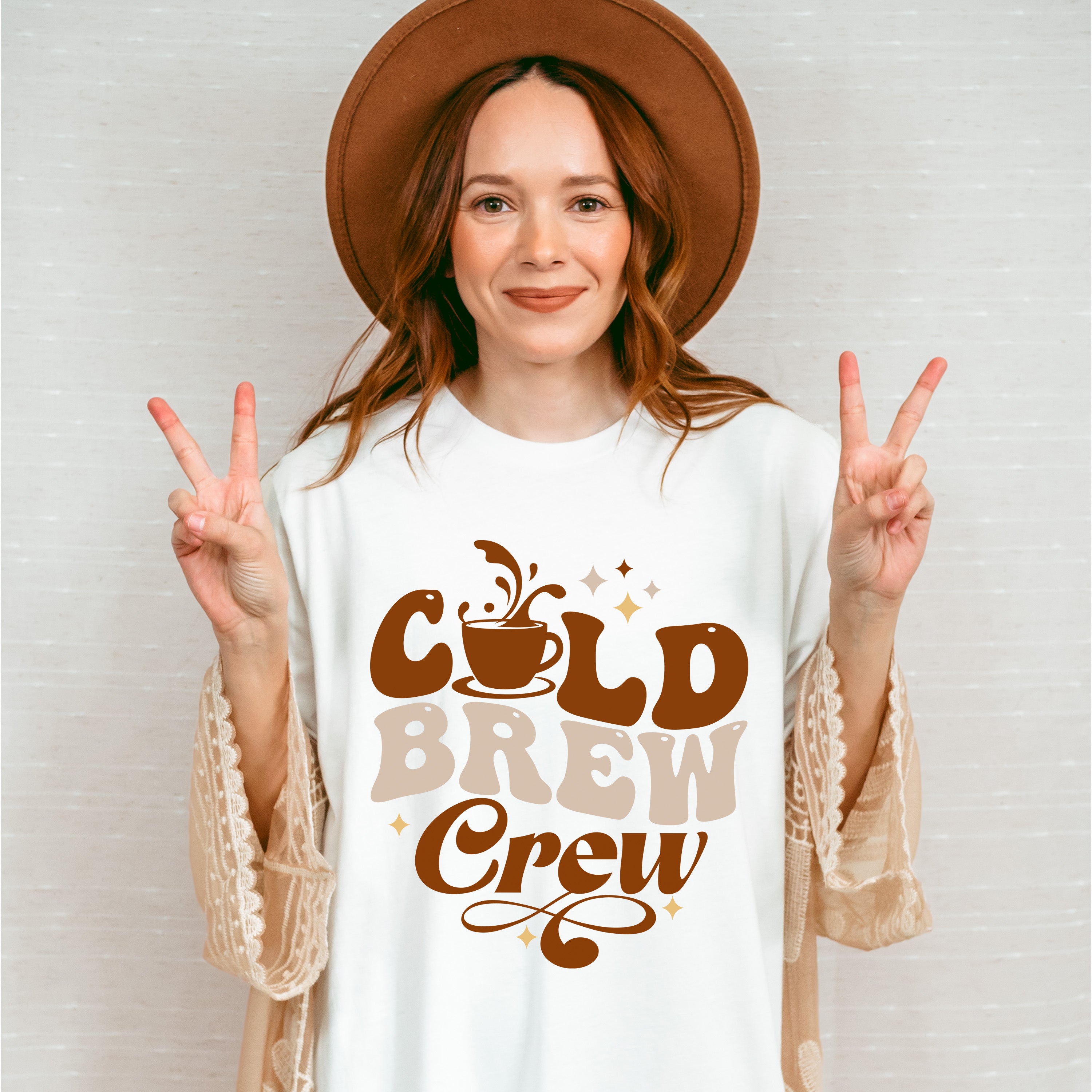 Cold Brew Crew Coffee Design - Coffee Unisex Crewneck T-Shirt Sweatshirt Hoodie