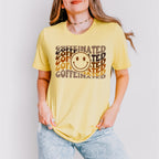 Coffeinated Smiley Design - Coffee Unisex Crewneck T-Shirt Sweatshirt Hoodie