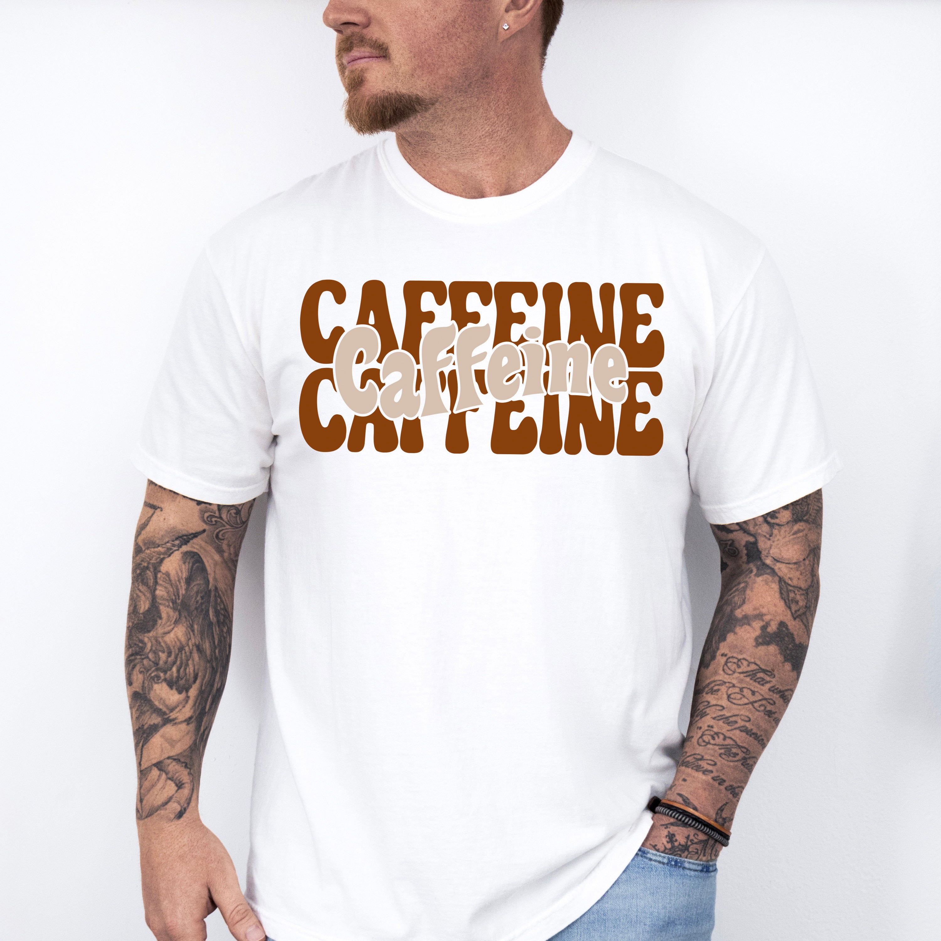 Caffeine Caffeine Caffeine - Coffee Unisex Crewneck T-Shirt Sweatshirt Hoodie
