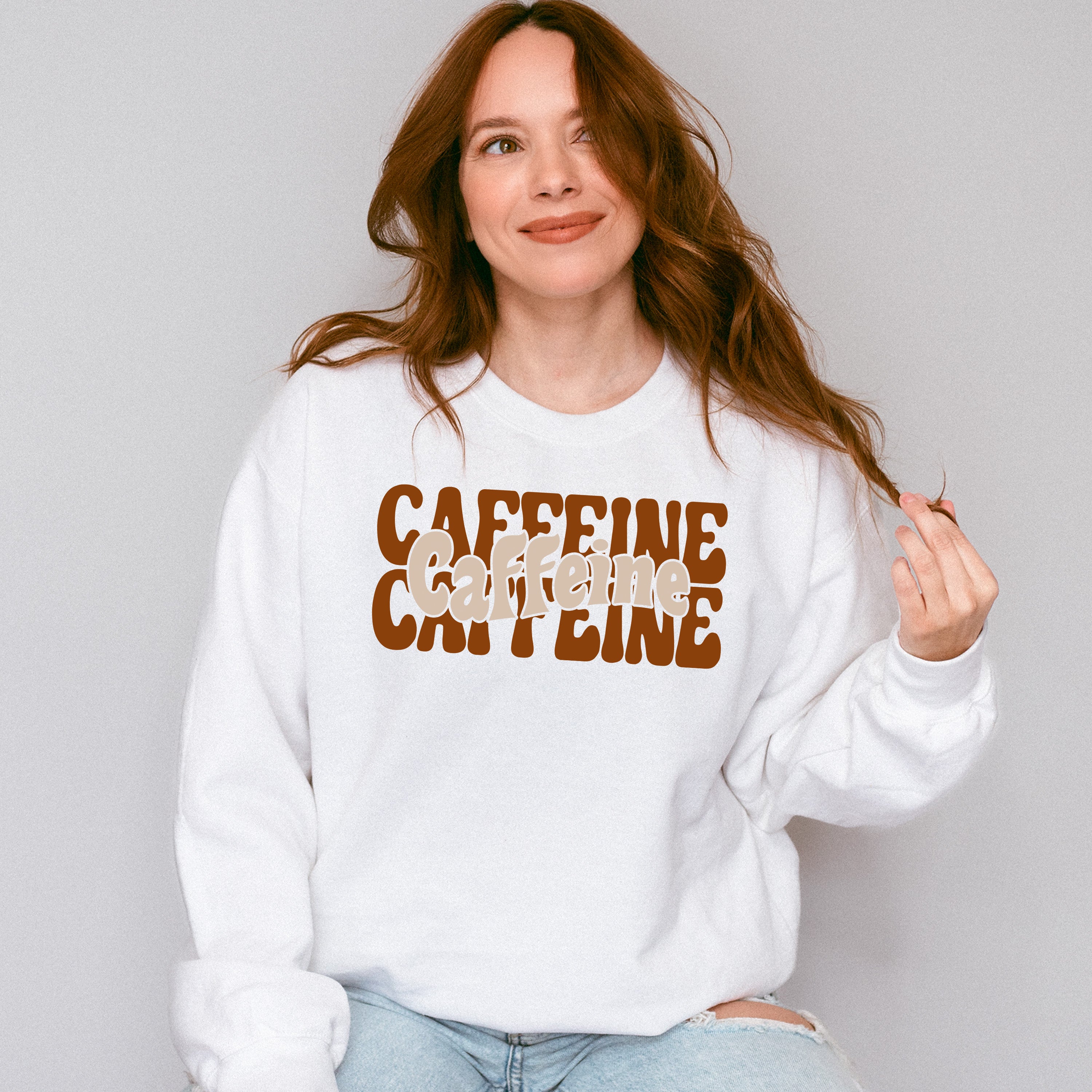 Caffeine Caffeine Caffeine - Coffee Unisex Crewneck T-Shirt Sweatshirt Hoodie