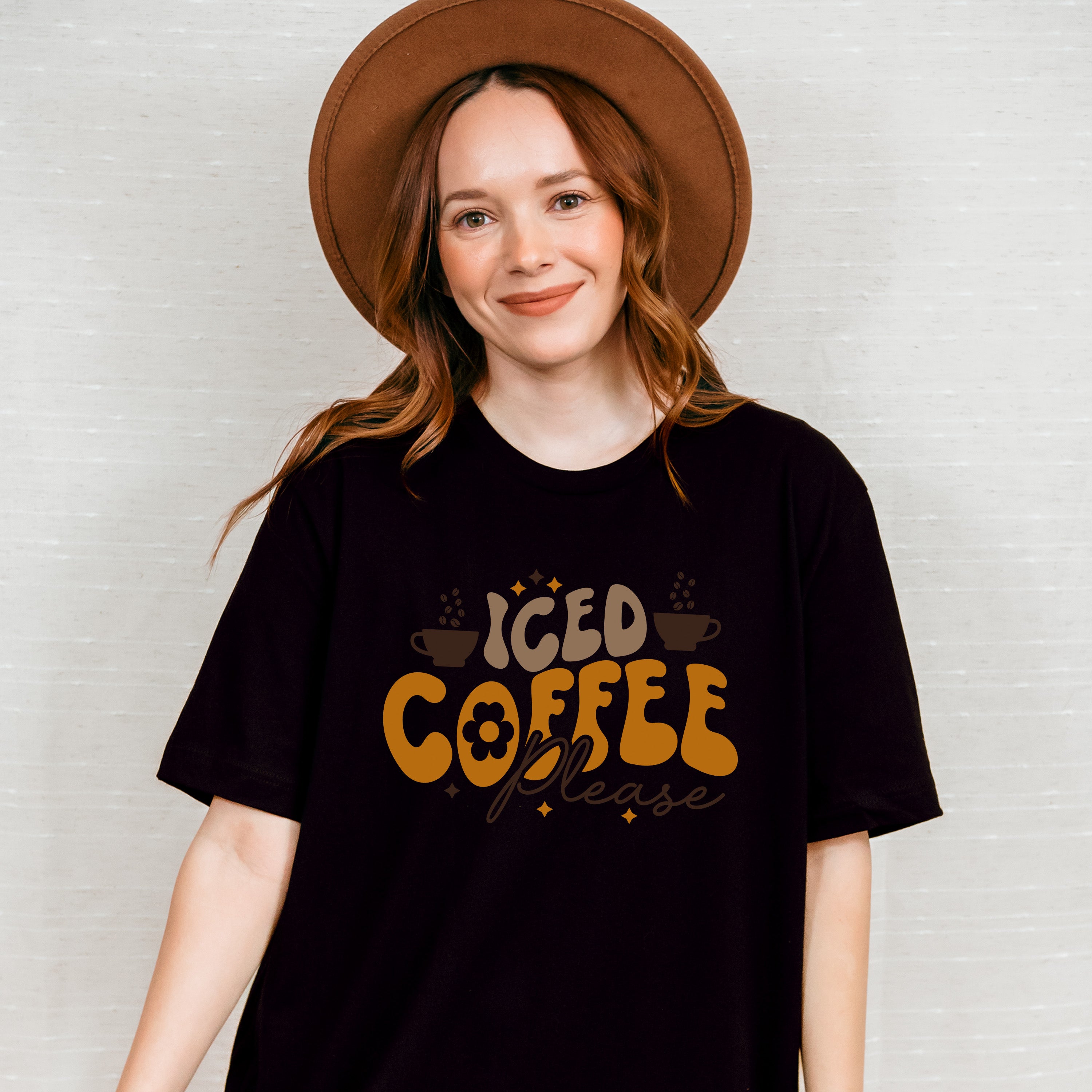 Iced Coffee Please - Coffee Unisex Crewneck T-Shirt Sweatshirt Hoodie