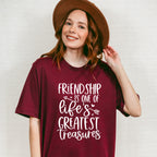 Friendship Is One Of Life's Greatest Treasures - BFF Unisex Crewneck T-Shirt Sweatshirt Hoodie