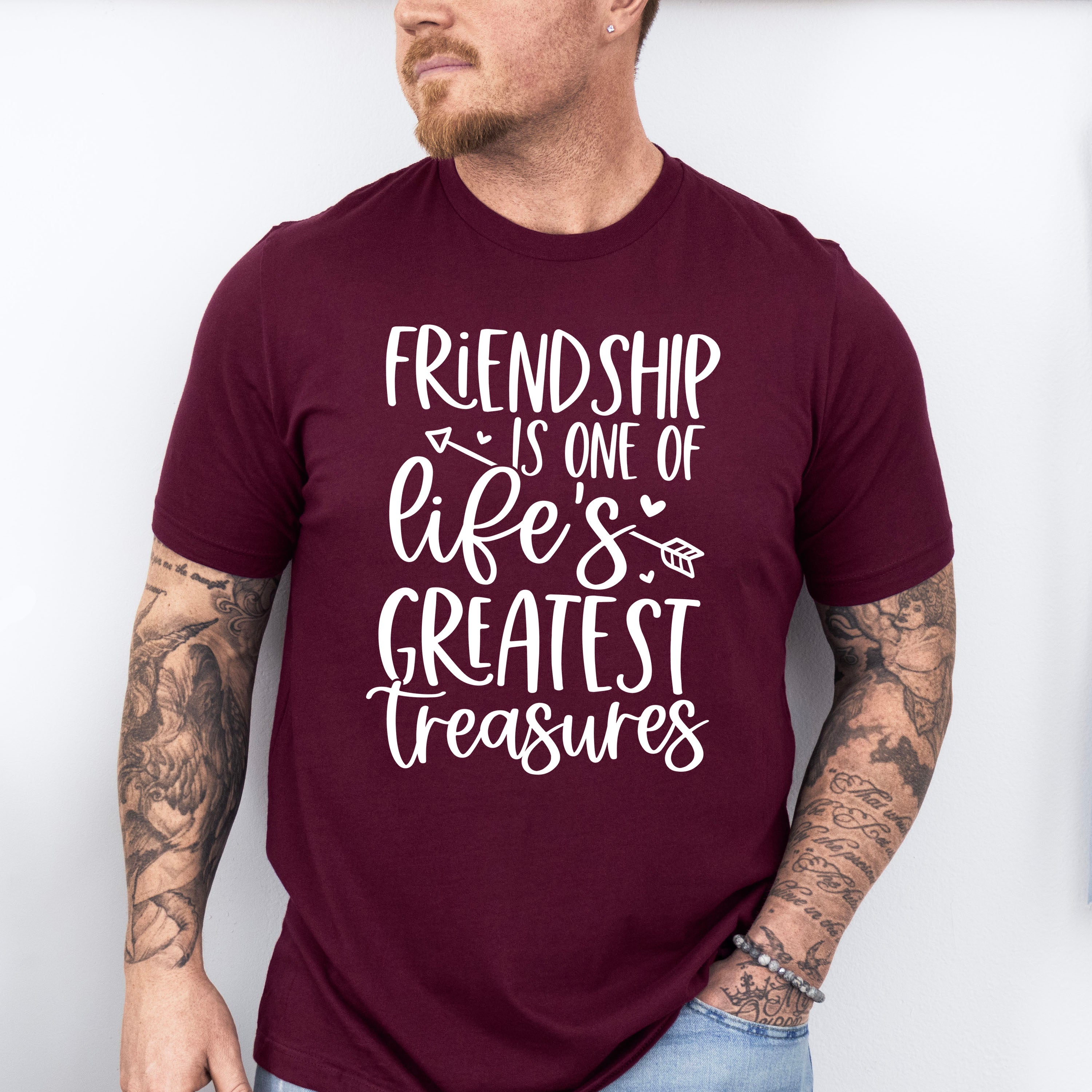 Friendship Is One Of Life's Greatest Treasures - BFF Unisex Crewneck T-Shirt Sweatshirt Hoodie
