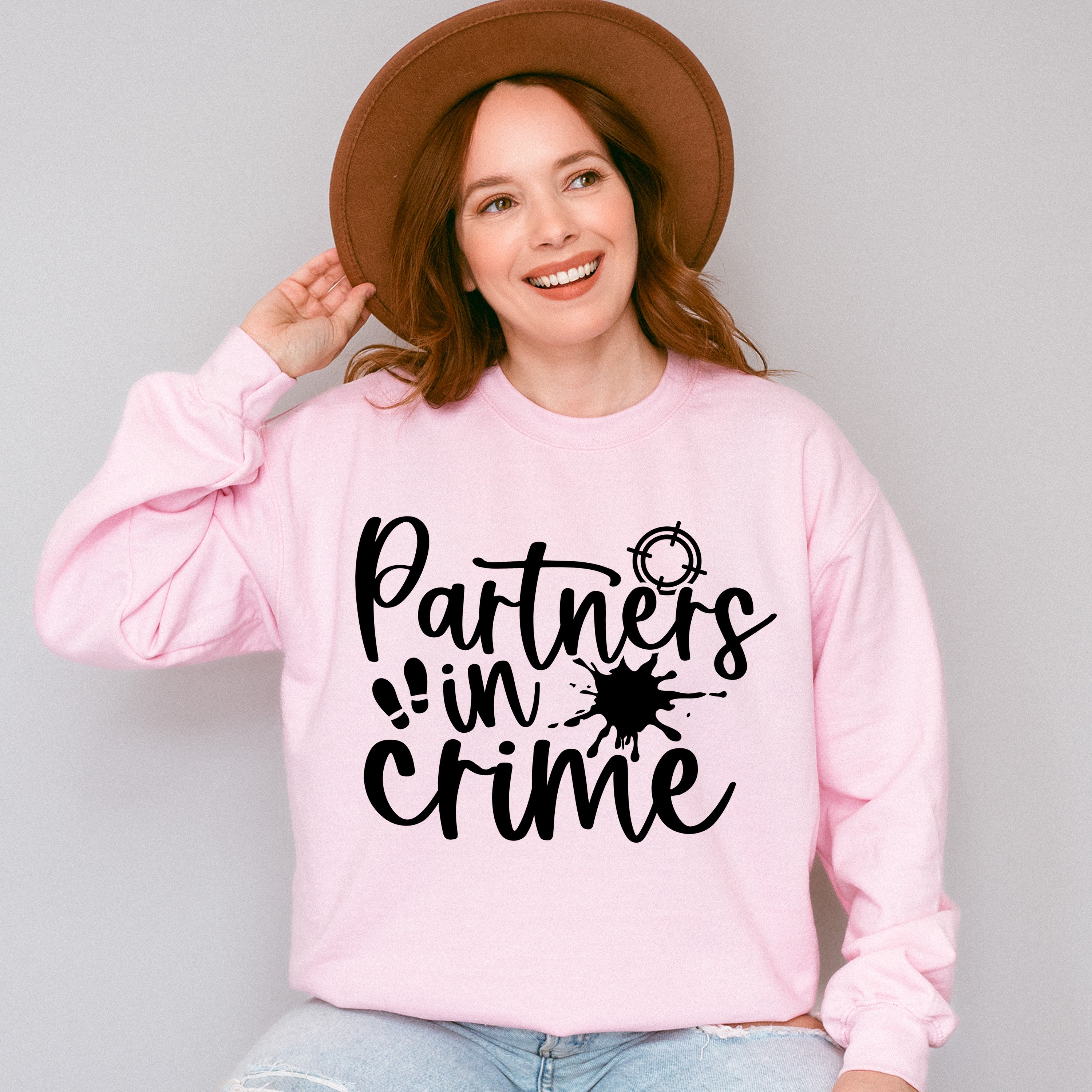 Partners In Crime Design - BFF Unisex Crewneck T-Shirt Sweatshirt Hoodie