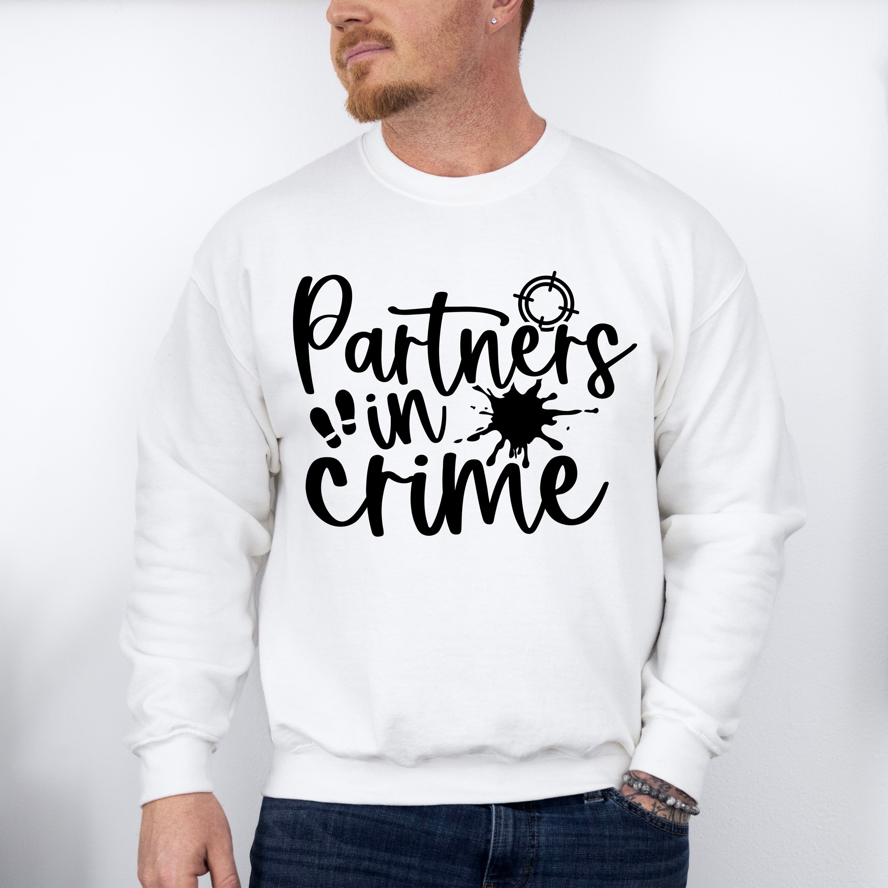 Partners In Crime Design - BFF Unisex Crewneck T-Shirt Sweatshirt Hoodie
