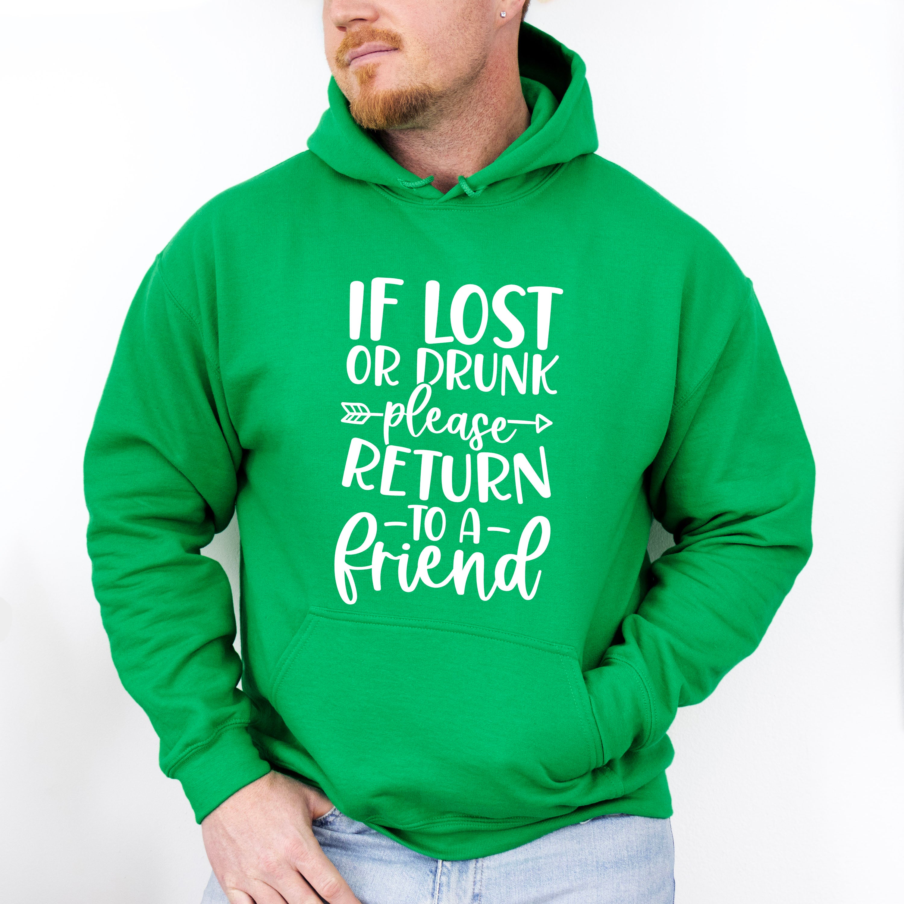 If Lost Or Drunk Please Return - BFF Unisex Crewneck T-Shirt Sweatshirt Hoodie