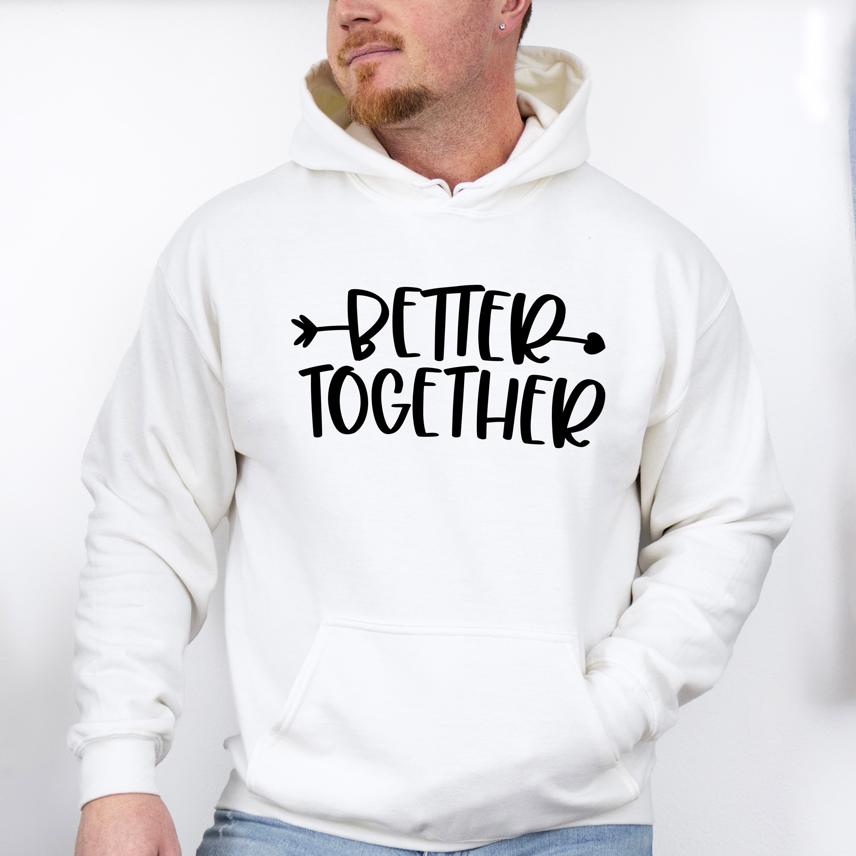 Better Together Arrow Heart Design - BFF Unisex Crewneck T-Shirt Sweatshirt Hoodie