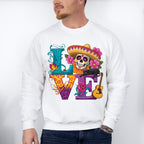LOVE Design - Day Of The Dead Unisex Crewneck T-Shirt Sweatshirt Hoodie