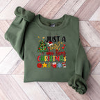 Just a Girl Who Loves Christmas - Christmas Unisex Crewneck T-Shirt Sweatshirt Hoodie