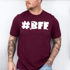 BFF Heart Design - BFF Unisex Crewneck T-Shirt Sweatshirt Hoodie