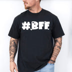 BFF Heart Design - BFF Unisex Crewneck T-Shirt Sweatshirt Hoodie