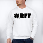 BFF Heart Design - BFF Unisex Crewneck T-Shirt Sweatshirt Hoodie