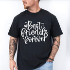 Best Friends Forever Heart Design - BFF Unisex Crewneck T-Shirt Sweatshirt Hoodie