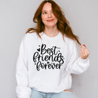 Best Friends Forever Heart Design - BFF Unisex Crewneck T-Shirt Sweatshirt Hoodie