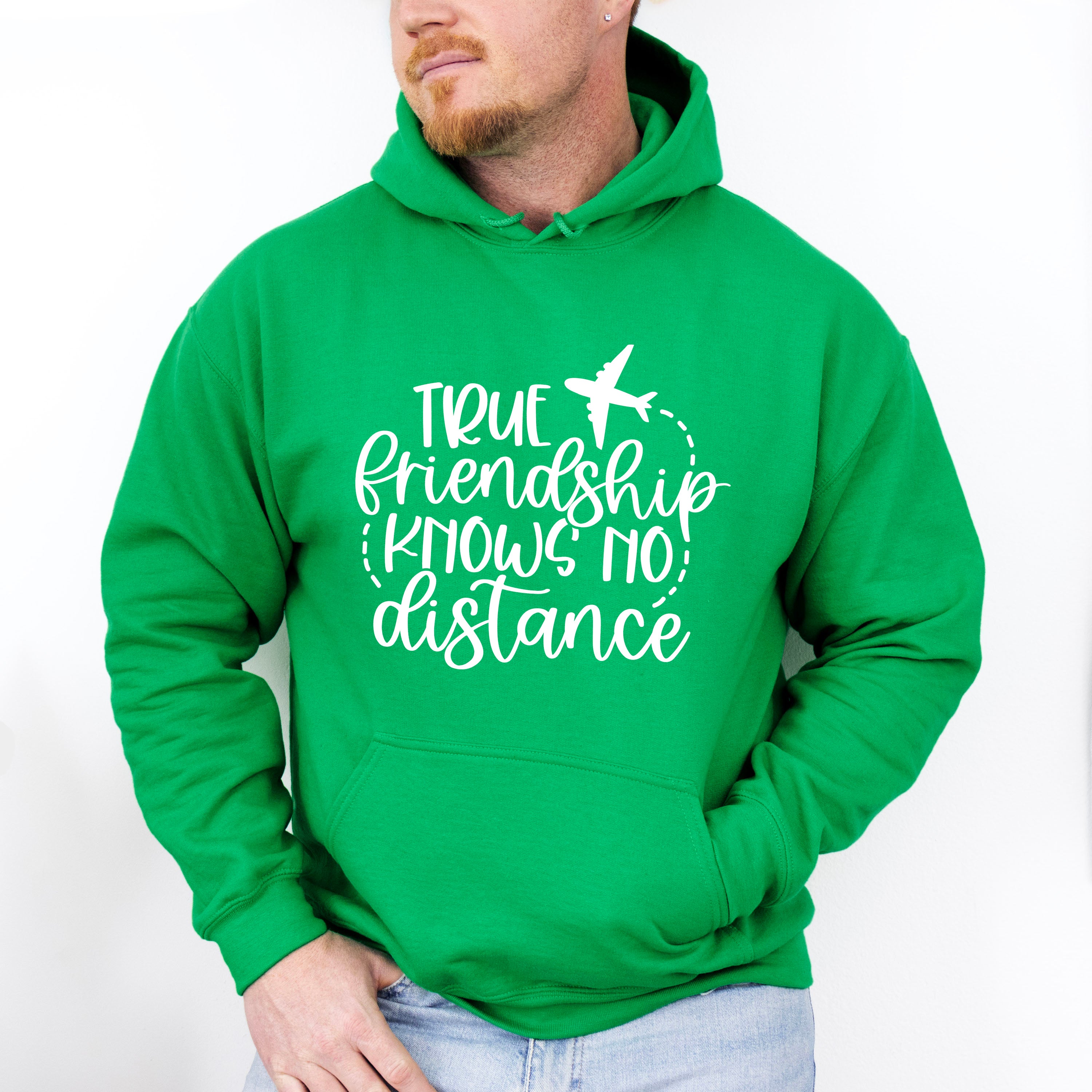 True Friendship Knows No Distance - BFF Unisex Crewneck T-Shirt Sweatshirt Hoodie