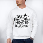 True Friendship Knows No Distance - BFF Unisex Crewneck T-Shirt Sweatshirt Hoodie