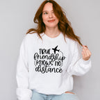 True Friendship Knows No Distance - BFF Unisex Crewneck T-Shirt Sweatshirt Hoodie