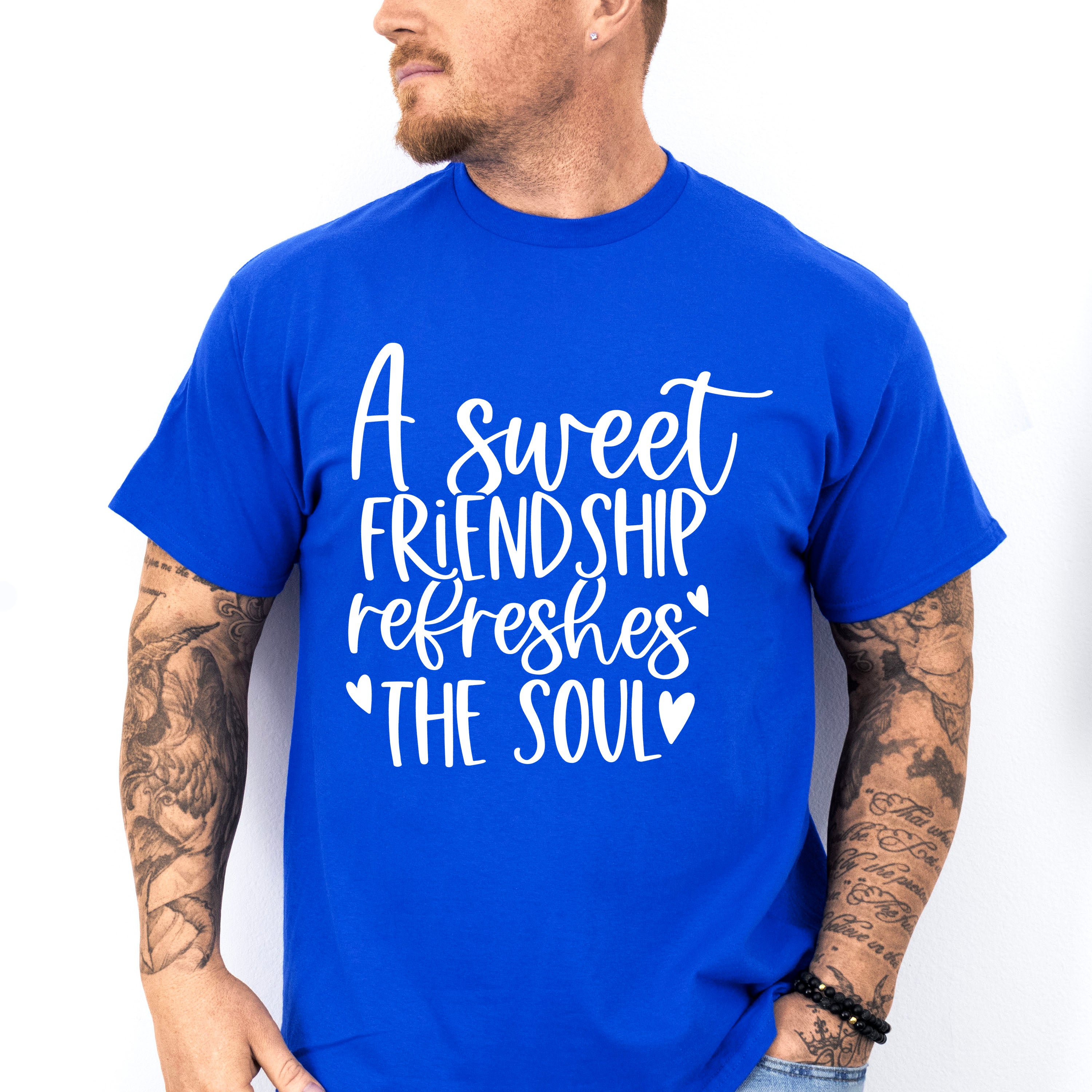 A Sweet Friendship Refreshes The Soul - BFF Unisex Crewneck T-Shirt Sweatshirt Hoodie