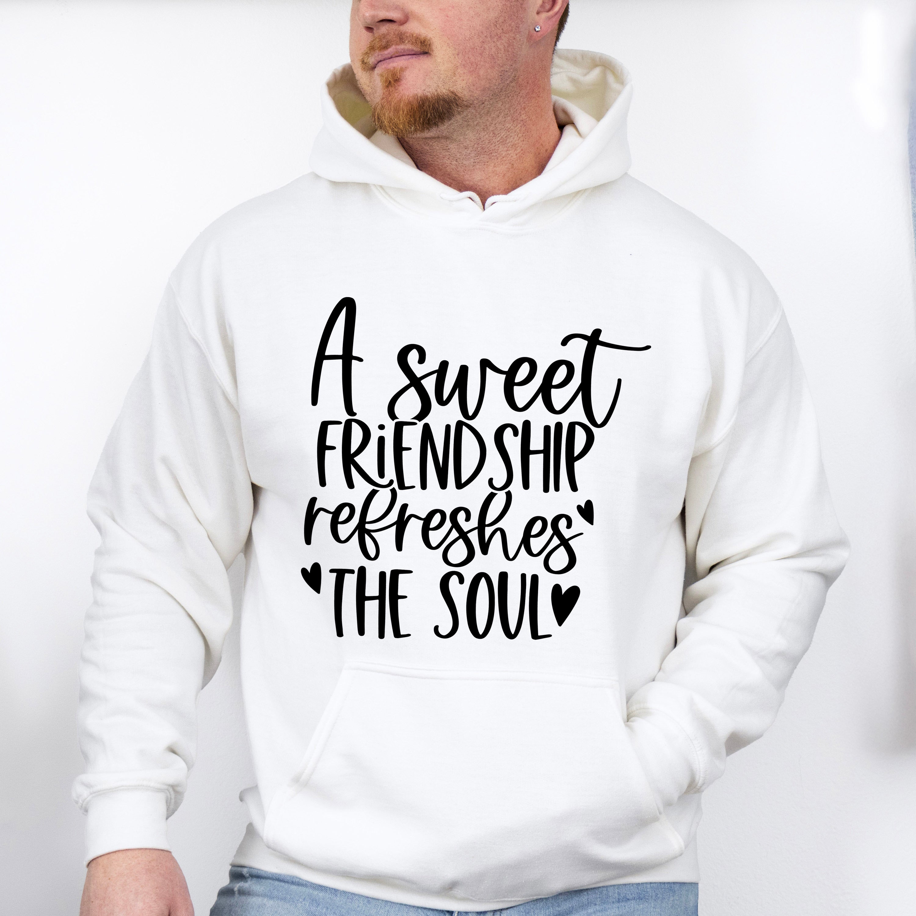 A Sweet Friendship Refreshes The Soul - BFF Unisex Crewneck T-Shirt Sweatshirt Hoodie