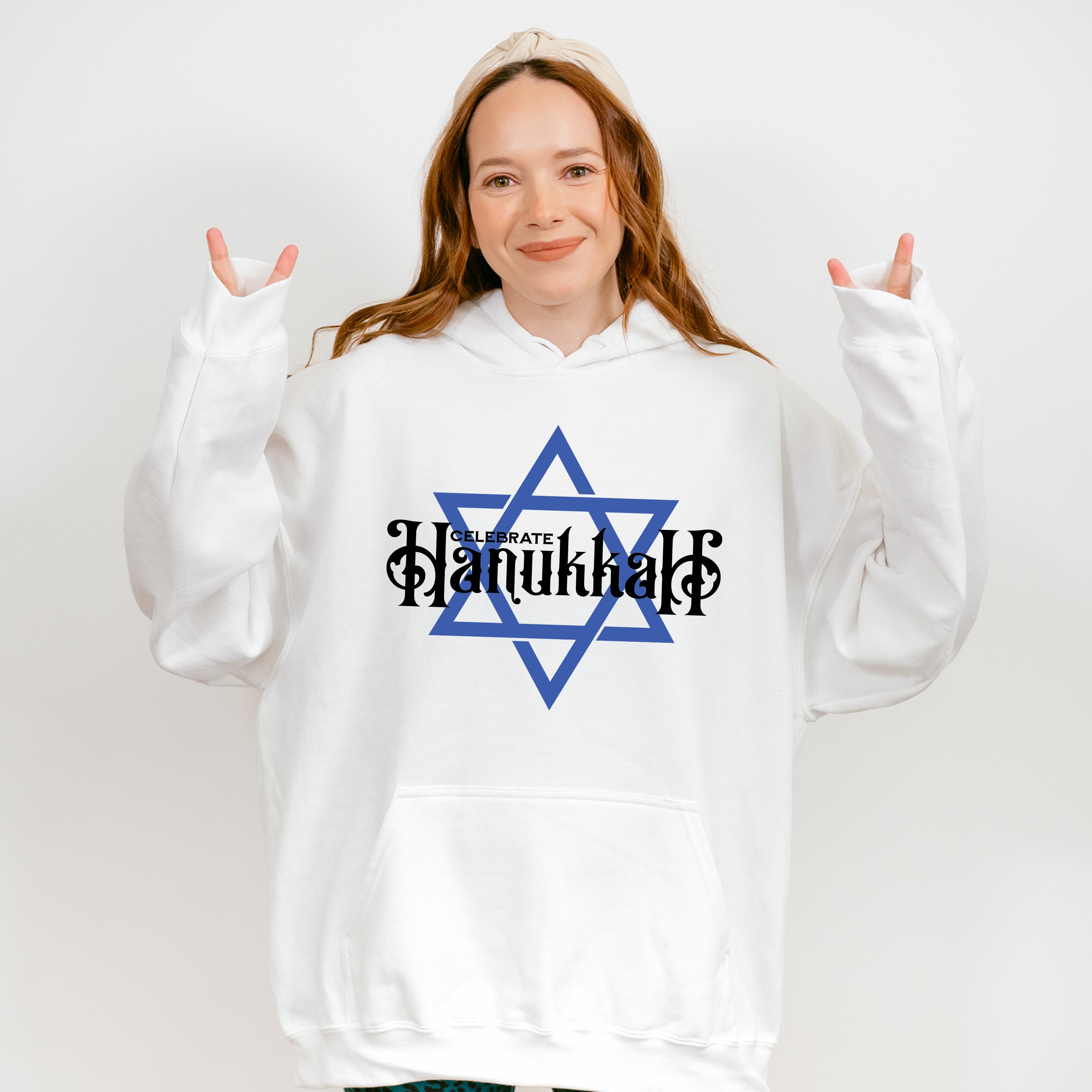 Celebrate Hanukkah Design - Hanukka Unisex Crewneck T-Shirt Sweatshirt Hoodie