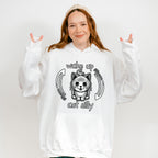 Wake Up Act Silly Cat Design - Cats Unisex Crewneck T-Shirt Sweatshirt Hoodie