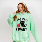 I Do What I Want - Cats Unisex Crewneck T-Shirt Sweatshirt Hoodie