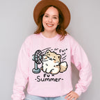 Fu Summer Cat Design - Cats Unisex Crewneck T-Shirt Sweatshirt Hoodie