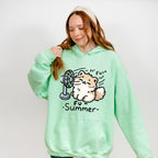 Fu Summer Cat Design - Cats Unisex Crewneck T-Shirt Sweatshirt Hoodie