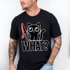 What Cat Knife Design - Cats Unisex Crewneck T-Shirt Sweatshirt Hoodie