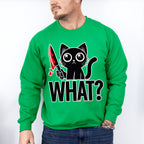 What Cat Knife Design - Cats Unisex Crewneck T-Shirt Sweatshirt Hoodie