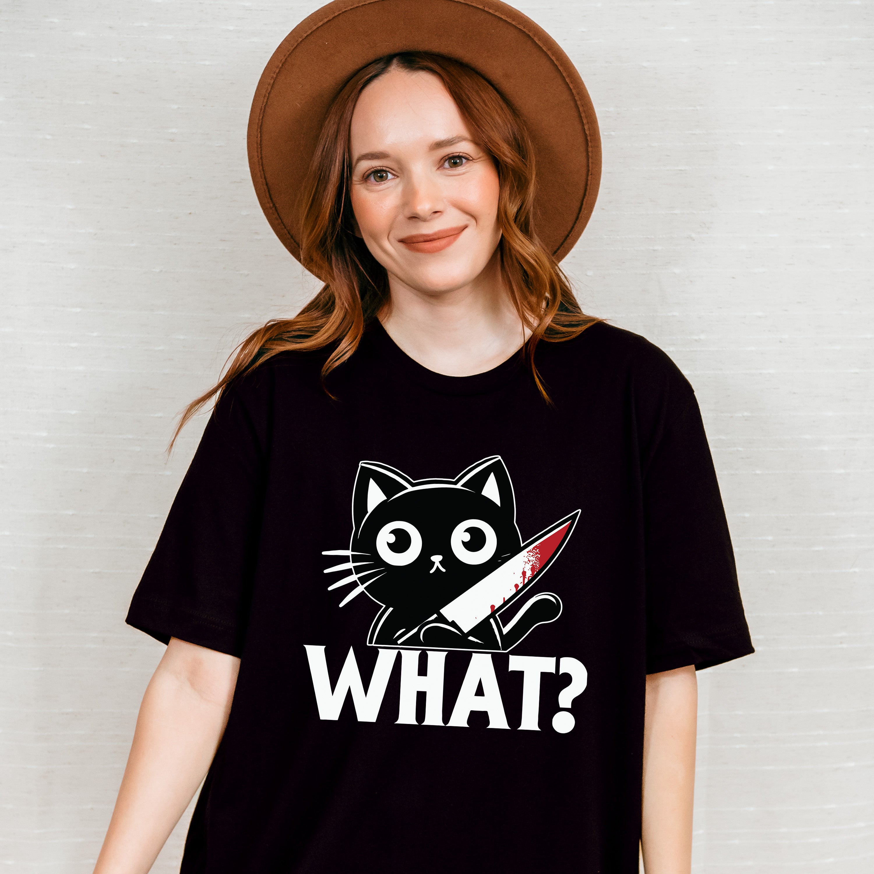 What Black Knife Cat - Cats Unisex Crewneck T-Shirt Sweatshirt Hoodie