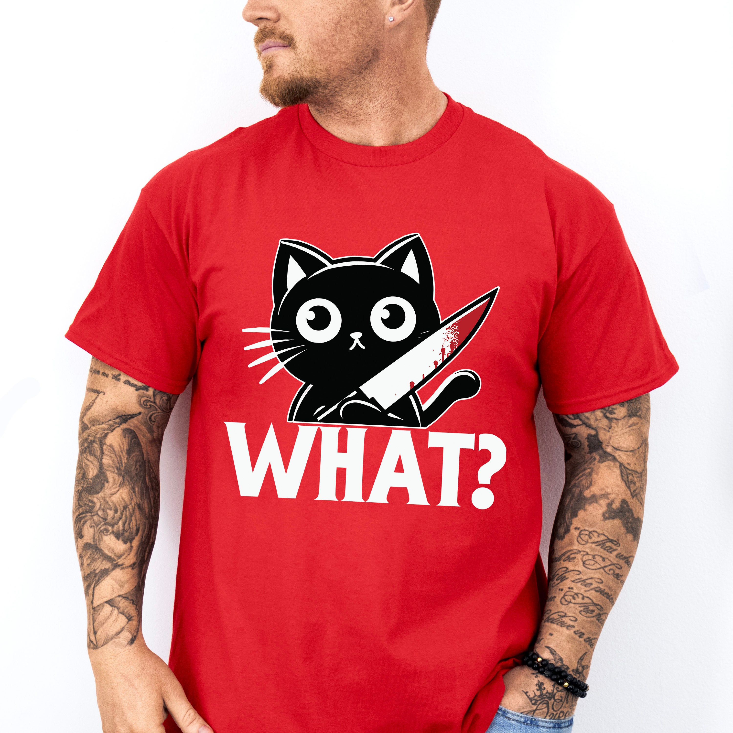What Black Knife Cat - Cats Unisex Crewneck T-Shirt Sweatshirt Hoodie