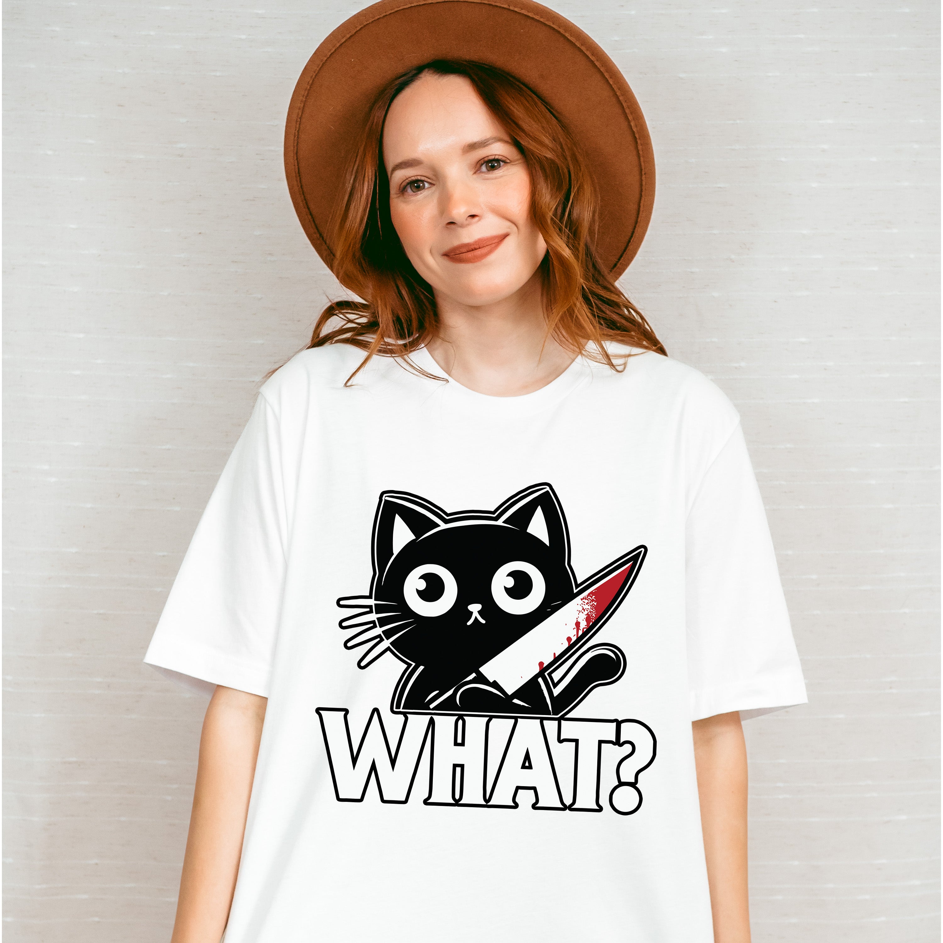 What Black Knife Cat - Cats Unisex Crewneck T-Shirt Sweatshirt Hoodie