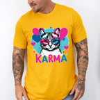 Karma Heart Glasses Cat Design - Cats Unisex Crewneck T-Shirt Sweatshirt Hoodie