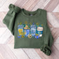 Cups Design - Hanukkah Unisex Crewneck T-Shirt Sweatshirt Hoodie