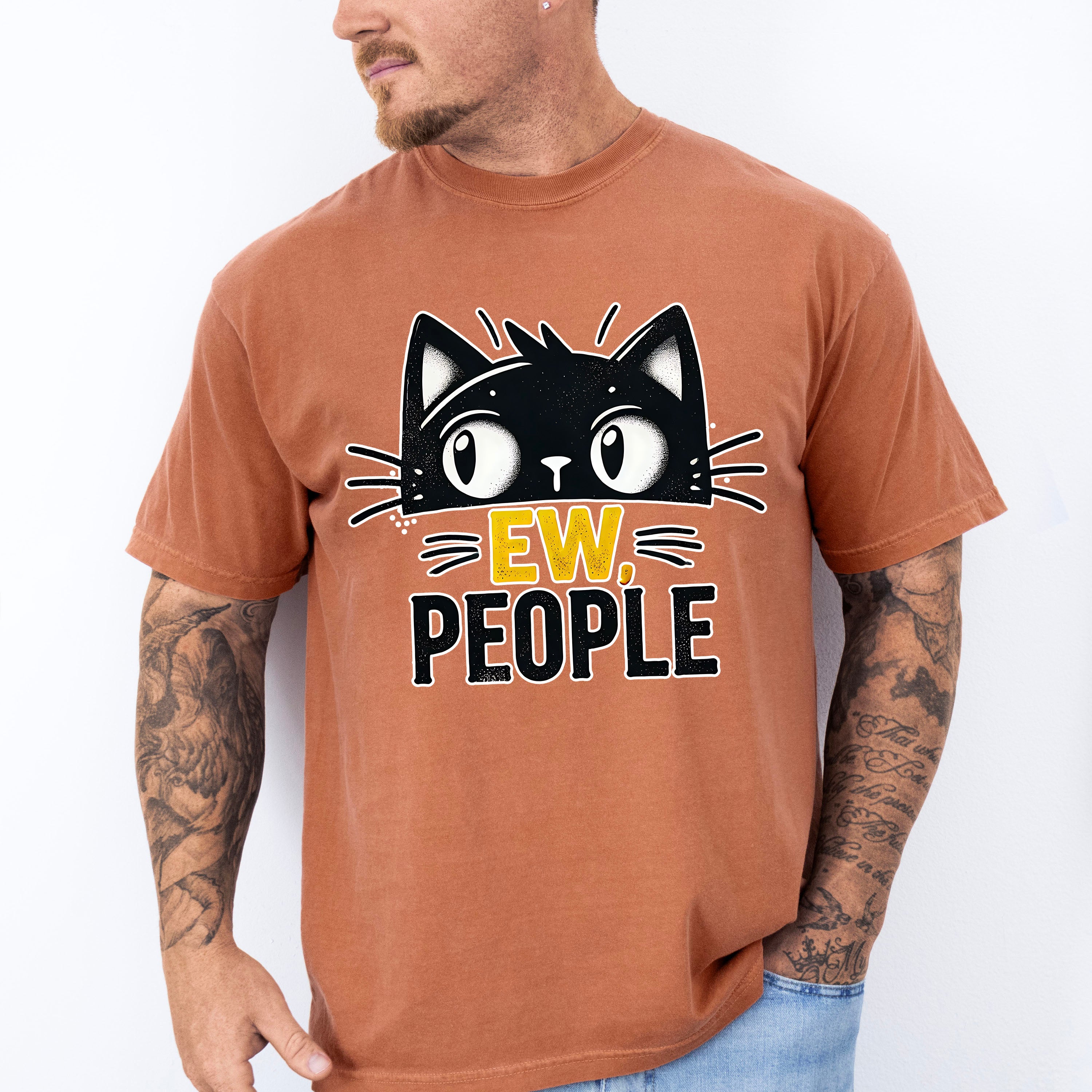 Ew People - Cats Unisex Crewneck T-Shirt Sweatshirt Hoodie